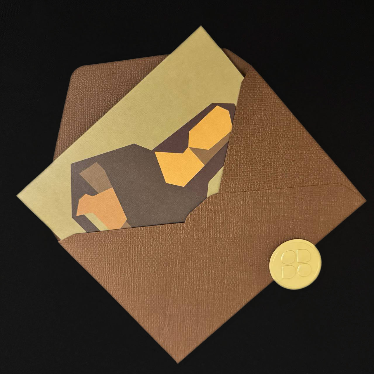 Greeting Card - Mona Lisa