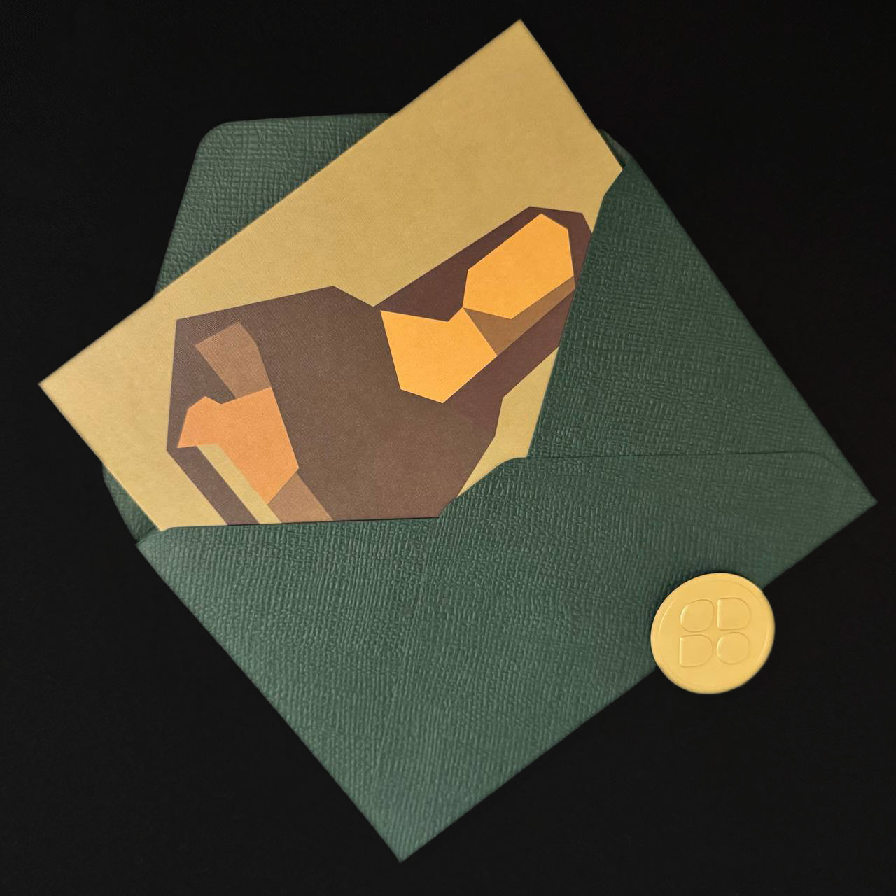 Greeting Card - Mona Lisa