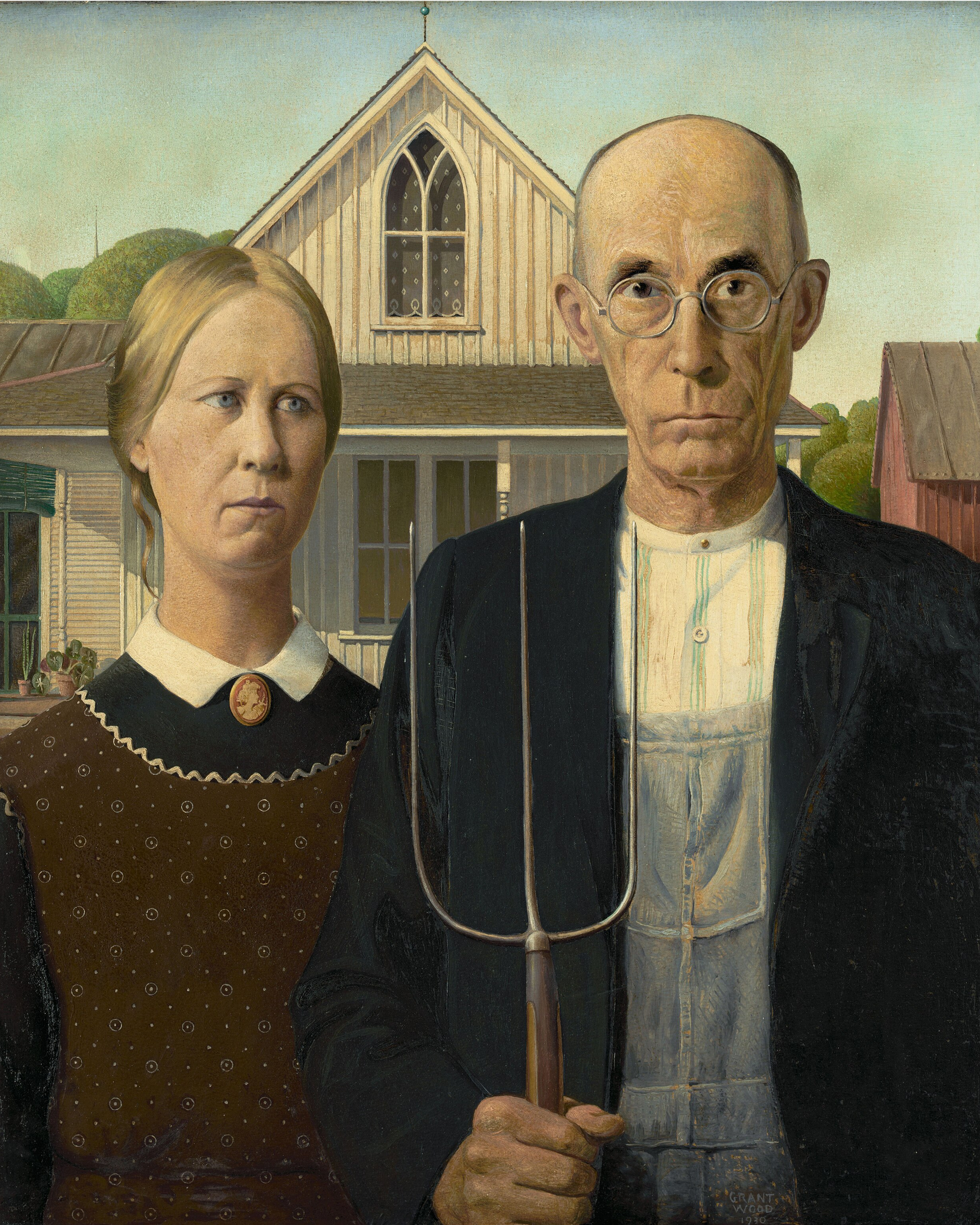 Original Painting by Grant Wood