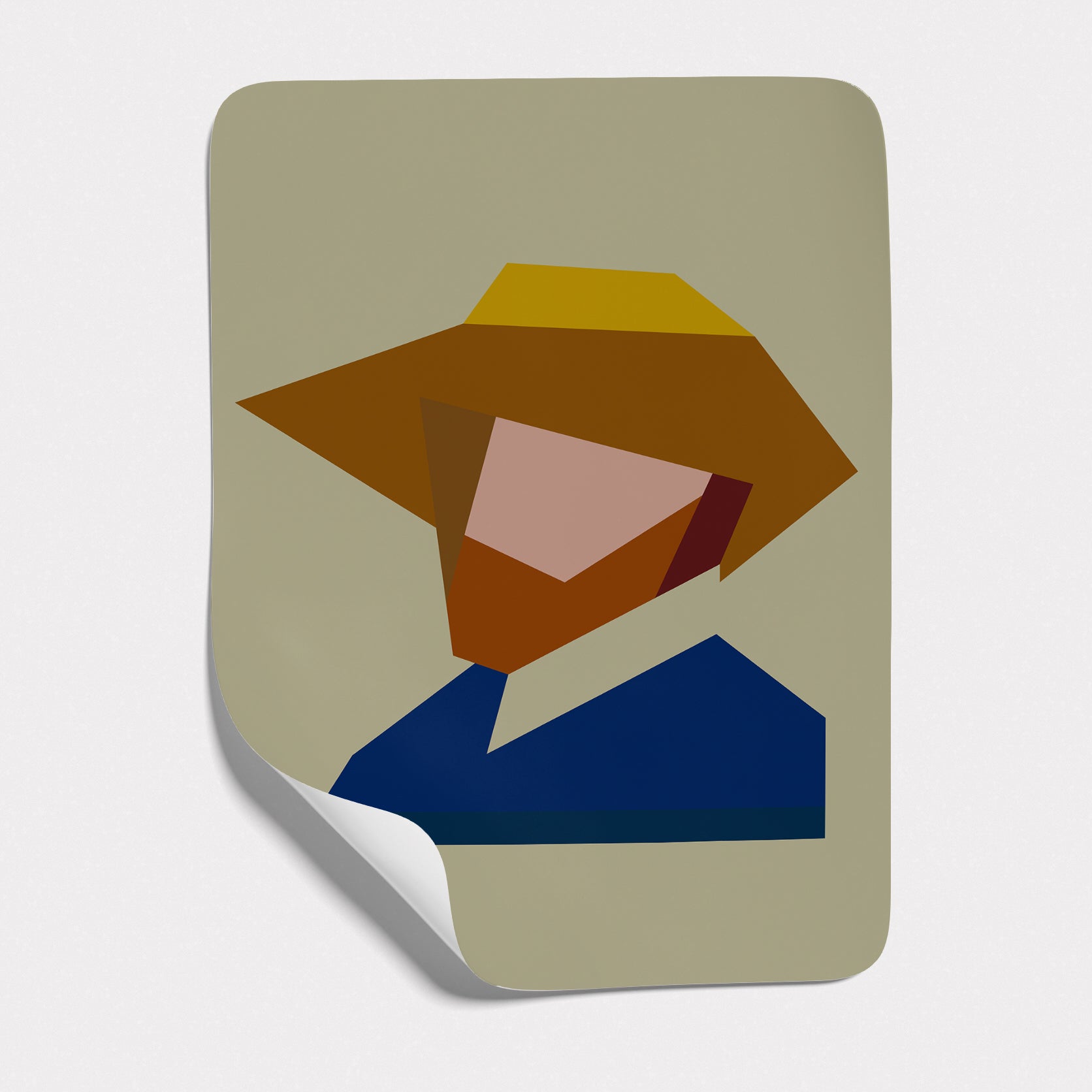 Vinyl Sticker - Vincent van Gogh's Self Portrait