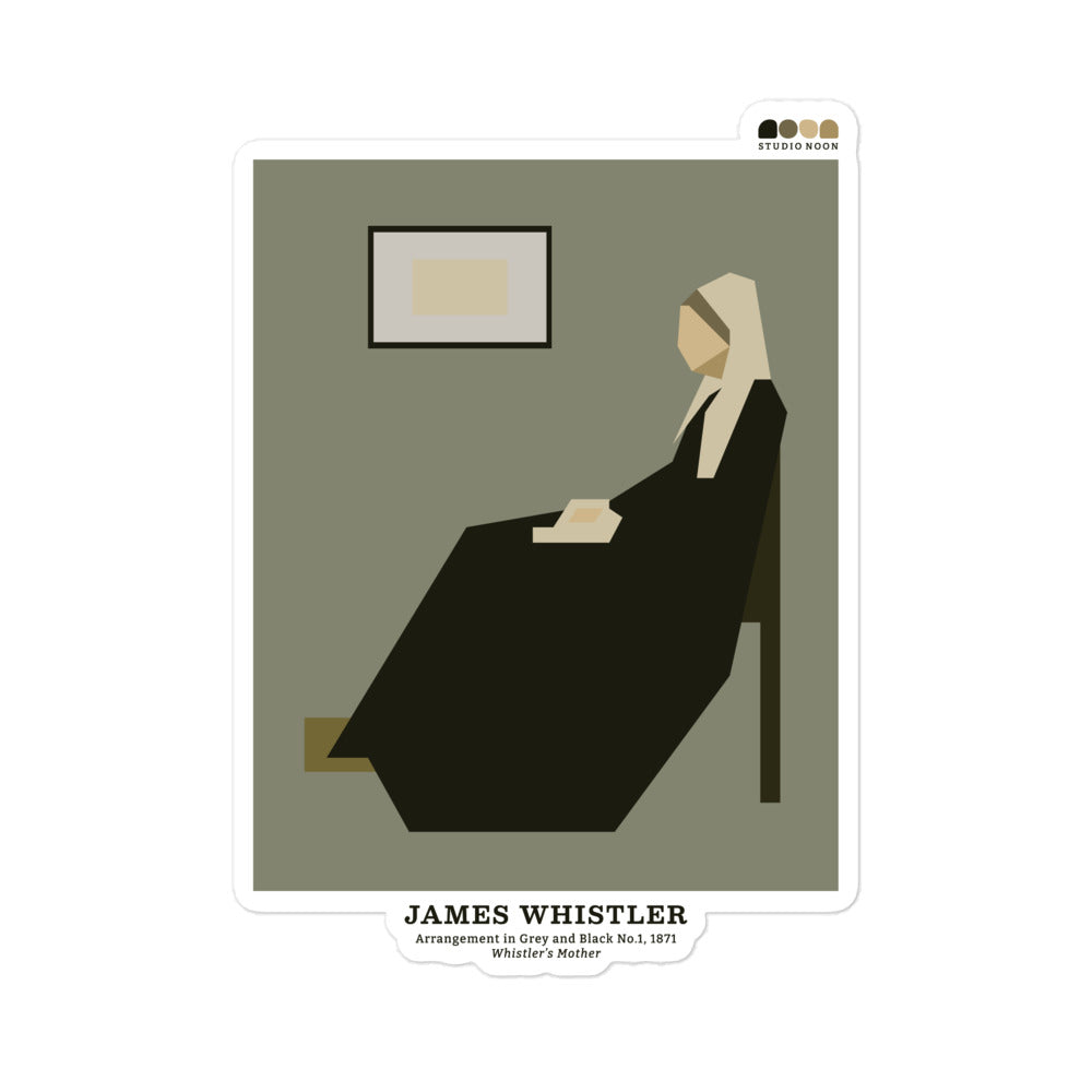 Vinyl Sticker - Whistler's Mother