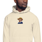 Unisex Hoodie Premium Cotton - Vincent van Gogh's Self Portrait with Straw Hat