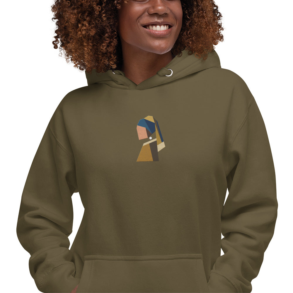 Unisex Hoodie Premium Cotton - Girl with a Pearl Earring