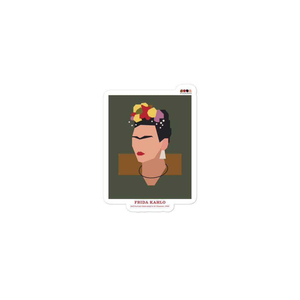 Vinyl Sticker - Frida Kahlo's Self Portrait