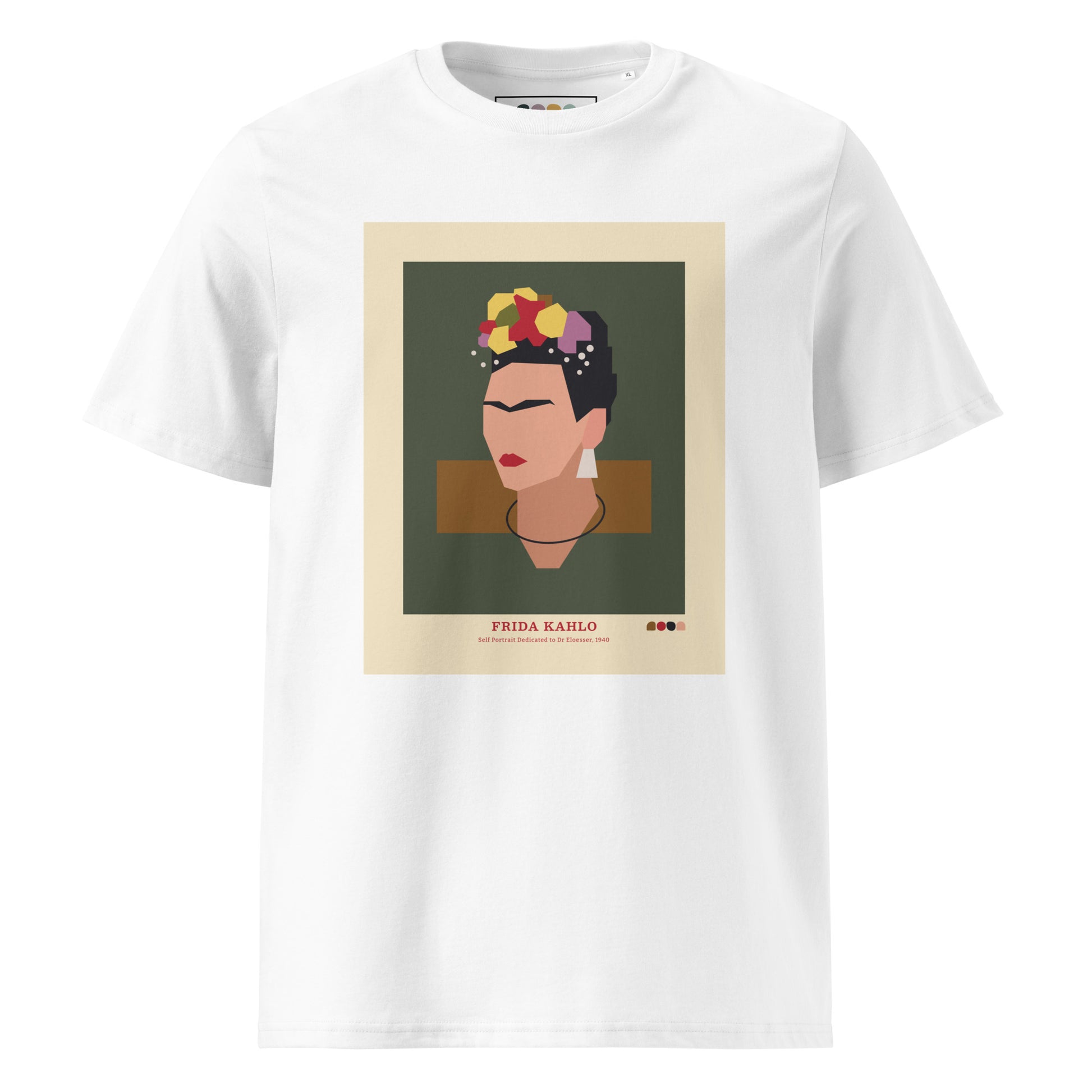 Organic Unisex T-shirt - Frida Kahlo's Self Portrait Dedicated to Dr Eloesser